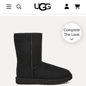 UGG Black Classic Short II Boots